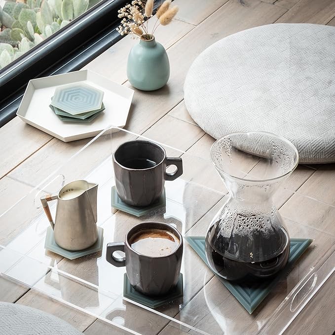 LINE+ARC Silicone Coasters feat. in NYT WireCutter | Waterproof, anti-stain - Image 6