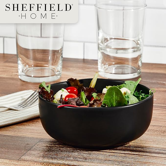 Sheffield Home Large Stoneware Cereal Bowls - Image 5