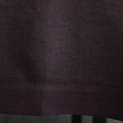 Solino Home Grape Linen Tablecloth 60 x 108 Inch - 100% Pure Linen Table Cloth for Rectangle Tables - Athena, Machine Washable Tablecloth for Winter, Valentines, Spring, Easter