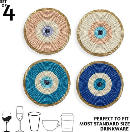 Folkulture Cute Coasters Set of 4 - Image 3