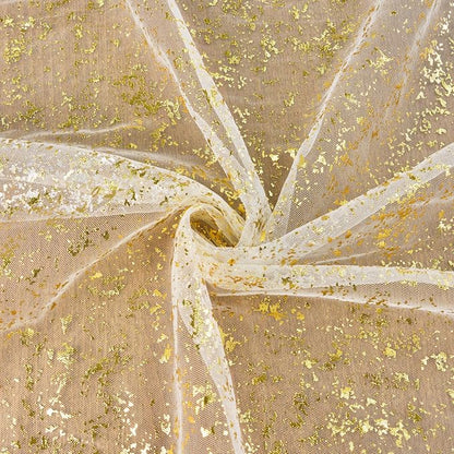 2Pcs Gold Table Runner 10FT Gauze Glitter Wedding Party Decorations | - Image 4