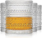 OPAYLY hobnail Drinking Glasses Old Fashion Glass 10oZ rocks glasses Set of 4 by OPAYLY