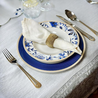 24-Piece Bone China Dinnerware Set in Gift Box, Service - Image 9