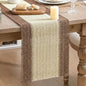 Artoid Mode Coffee Farmhouse Rustic Paper Braided Table Runner, Seasonal by ArtoidMode