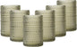 JOVGANK Green Vintage Hobnail Drinking Glasses Set of 6, Water Tumbler 15oz by JOVGANK