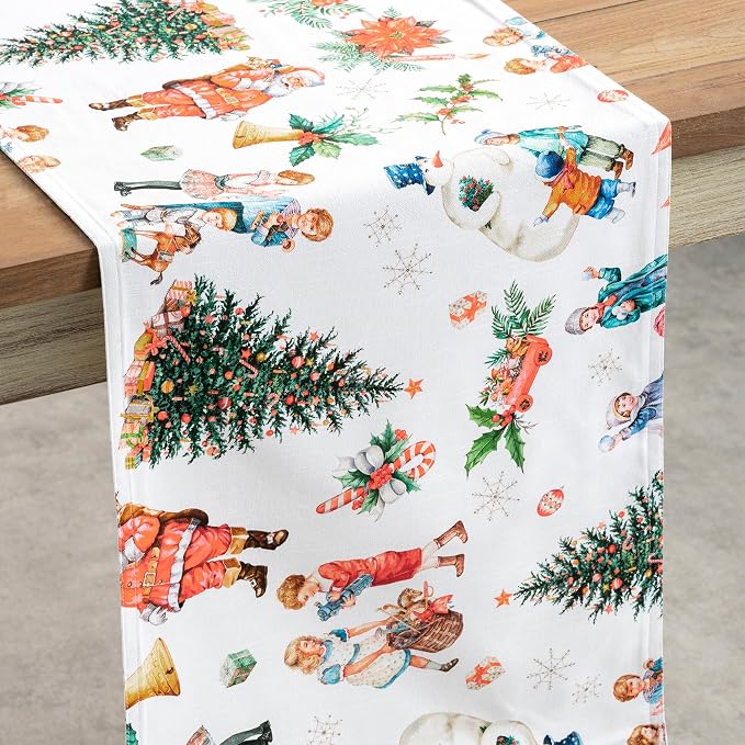 Maison d' Hermine Table Runner 100% Cotton 14.50" x 108" | Table Runners 108 - Image 9
