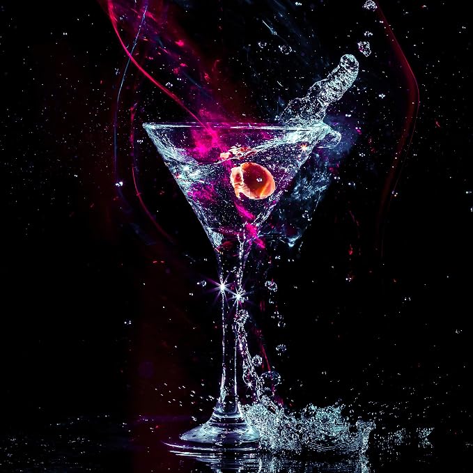 Crystal Martini Cocktail Glasses 9 Ounce Set of 4 - Image 6