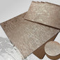Elegant Placemats and Coasters Set 6, Vinyl Washable Place Mats by Unknown