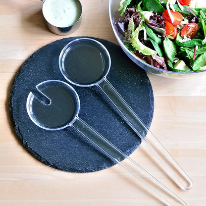 Youngever 4 Pieces 12.8 Inch Plastic Salad Servers - Image 4