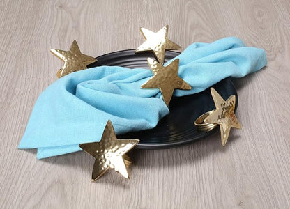 Star Napkin Holders, Durable Aluminum Napkin Rings Set of 8 - Image 9