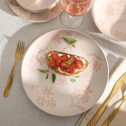 Gibson Home Admiral Hall Plates and Bowls Set, 16-Piece Floral Dinnerware Set - Image 5