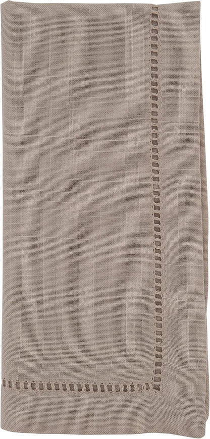 SARO LIFESTYLE Hemstitched Border Dinner Napkin by SaroLifestyle