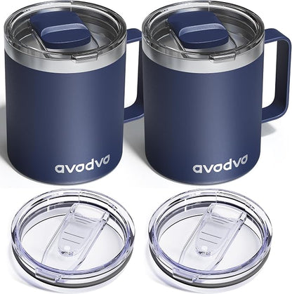 2 Pack 12oz Insulated Coffee Mug by avodvo