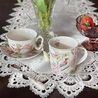 STP GOODS Porcelain Tea/Coffee Cup in Gift Box Fine Porcelain Coffee Cup Tea - Image 6