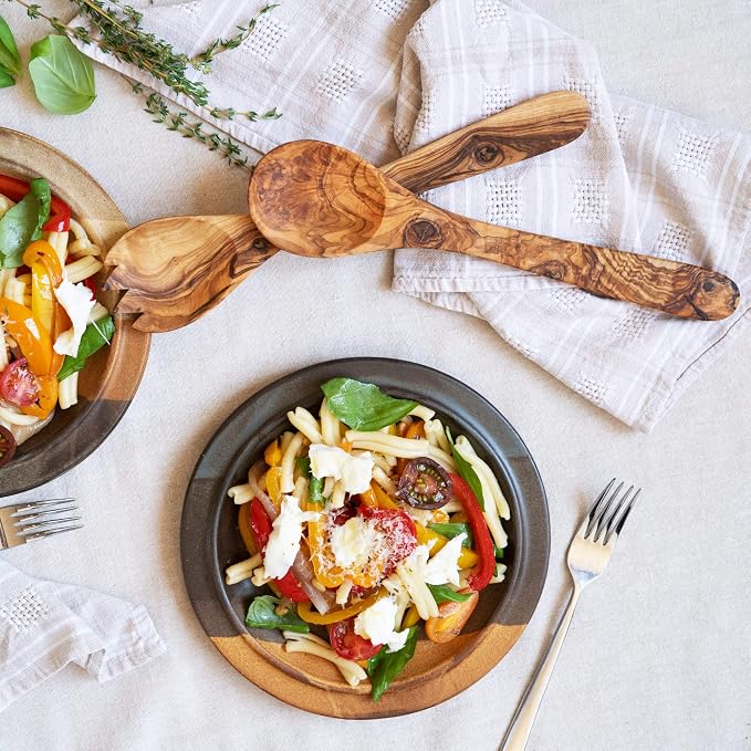 Olive Wood Salad Server Set - Image 5