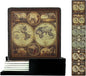 Marble Coasters Square Leather Drinks Coaster Set by Yopiiefa