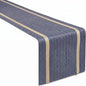 FAVE Woven Navy Blue Table Runner Woven by FAVE