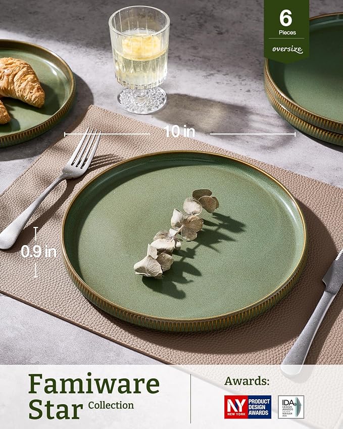 famiware Star 10/8 inches Dinner Plates Set - Image 3