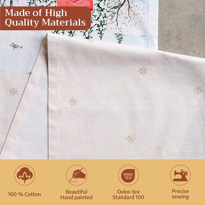 Maison d' Hermine Table Runner 100% Cotton 14.50" x 108" | Table Runners 108 - Image 3