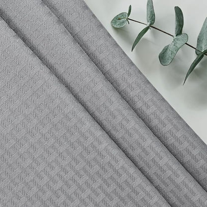maxmill Weaved Texture Rectangle Tablecloth Water Resistant Wrinkle Free Spill-Proof, Soft Table Cloth for Dining Room Decoration, Banquet Parties Event Holiday Dinner, 60 x 84 Inch Light Grey