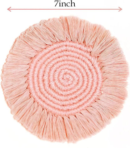 Boho Coasters Set of 2, Cute & Absorbent Drink Coasters - Image 7