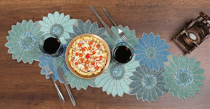 ALPHA Living HOME Bedaed Table Runner- 13x36 Glitz Décor - Image 2