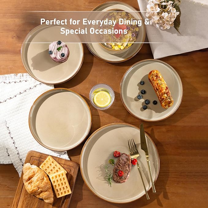 GBHOME Stoneware Dinnerware Sets - Image 4