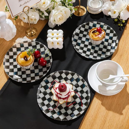 U-QE 20PCS Black Plastic Plates - Image 6