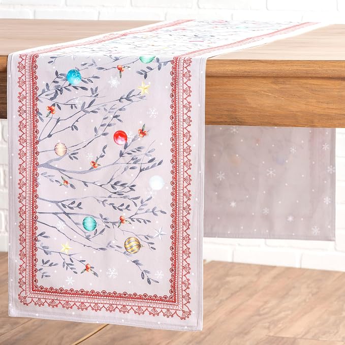 Maison d' Hermine Table Runner 100% Cotton 14.50" x 72" | Table Runners 72 - Image 8