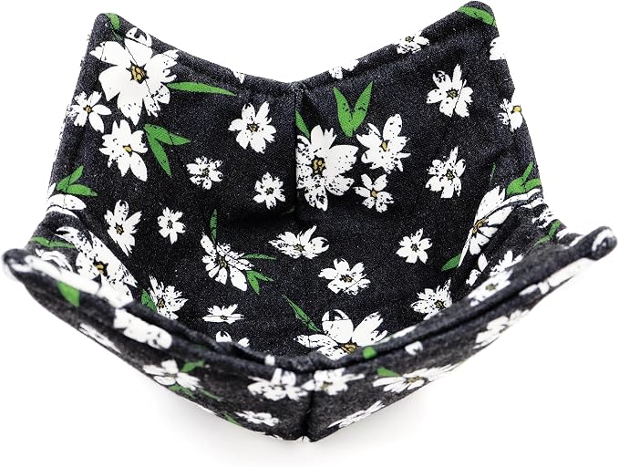 Cotton Microwavable Bowl Cozy, Microwave-Safe Hot Bowl Holders, Soup Bowl Cozy - Image 3