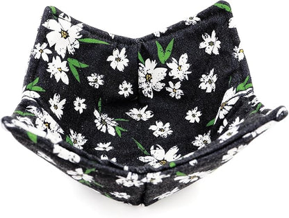 Cotton Microwavable Bowl Cozy, Microwave-Safe Hot Bowl Holders, Soup Bowl Cozy - Image 3