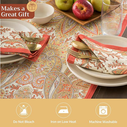 Maison d' Hermine Table Runner 100% Cotton 14.50" x 108" | Table Runners 108 - Image 5