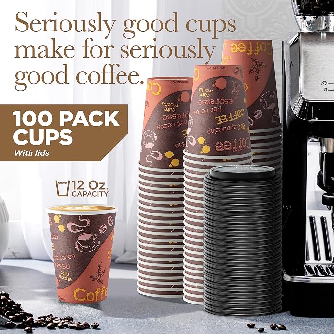 Shop Square Disposable Coffee Cups - Image 2