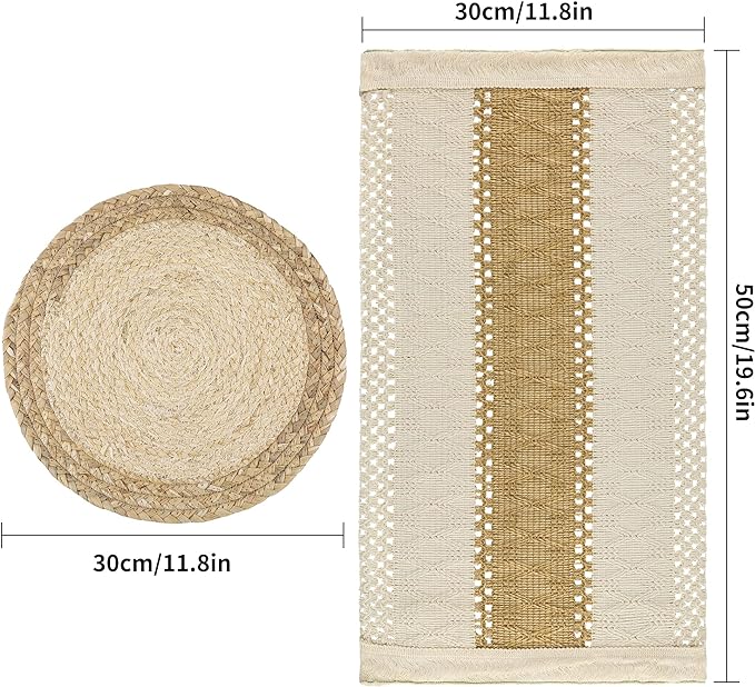 Handmade Boho Placemats Set of 4 - Image 4