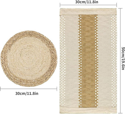 Handmade Boho Placemats Set of 4 - Image 4