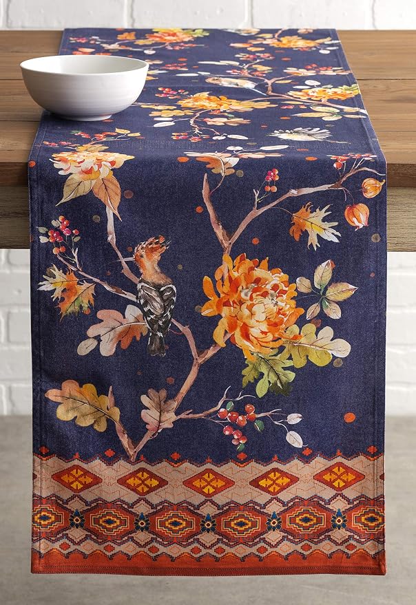 Maison d' Hermine Table Runner 100% Cotton 14.50" x 72" | Table Runners 72 - Image 9