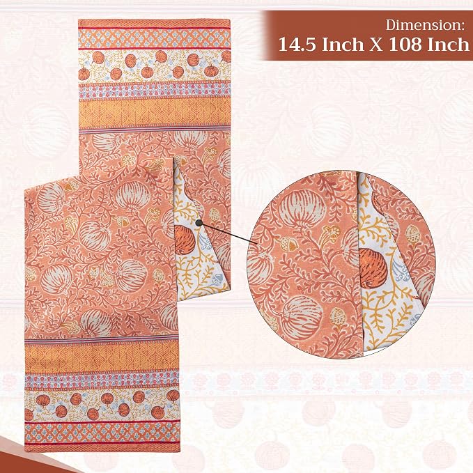 Maison d' Hermine Table Runner 100% Cotton 14.50" x 108" | Table Runners 108 - Image 4