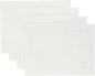 Solino Home Linen Placemats Set of 4 - Classic Hemstitch Ivory Placemats 14 x 19 Inch - 100% Pure Linen Table Mats for Spring, Easter