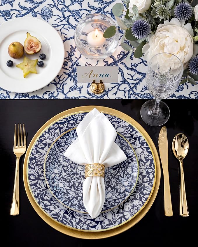 Blue Plastic Plates, anniversaries, or party. - Image 3