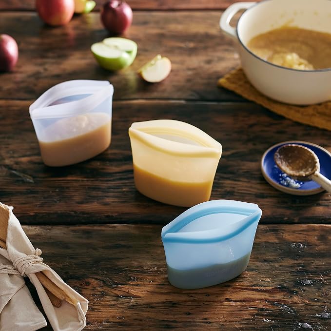 Stasher Premium Reusable Silicone Food Storage Bowl, 1-Cup | Food-Safe Silicone - Image 3