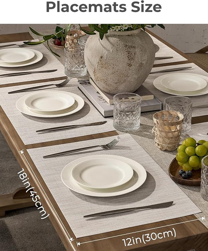 Leetaltree Pale Beige Placemats Set of 8 - Image 4