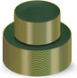 100 Green Gold Plastic Plates Set, Elegant Fancy Heavy Duty Disposable Plates by Munfix