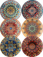 Small Dinner Plate Set of 6-8.5 Inch Ceramic Dessert Salad Plate, Oven and by Unknown