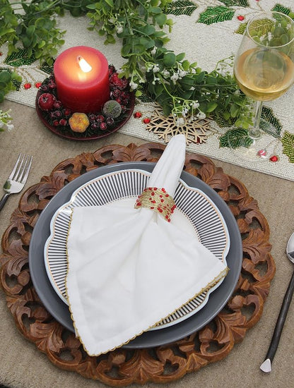 COTTON CRAFT Christmas Napkin Rings - Image 3