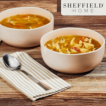 Sheffield Home Large Stoneware Cereal Bowls - Image 2