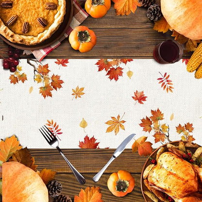 Bonsai Tree Fall Table Runners 108, Fall Runner - Image 4