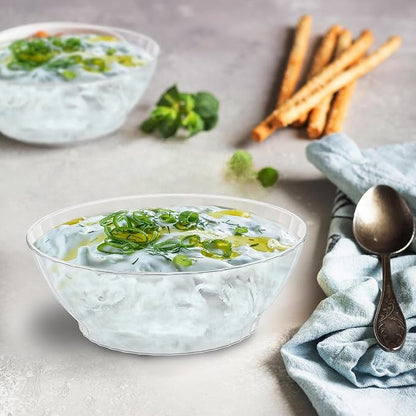R-kay 10 Oz Clear Plastic Bowls - Image 2