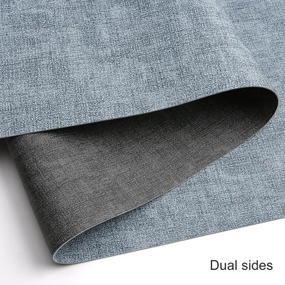 Table Runners 72 Inch Long, Dual-Sided Faux Leather Table Runner | Waterproof - Image 2