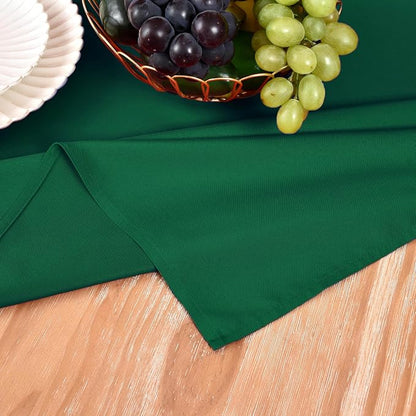 MEANMOY Green Table Runner 60 Inches Long Waterproof Washable Table Runners | - Image 5