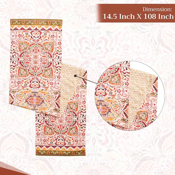 Maison d' Hermine Table Runner 100% Cotton 14.50" x 108" | Table Runners 108 - Image 4
